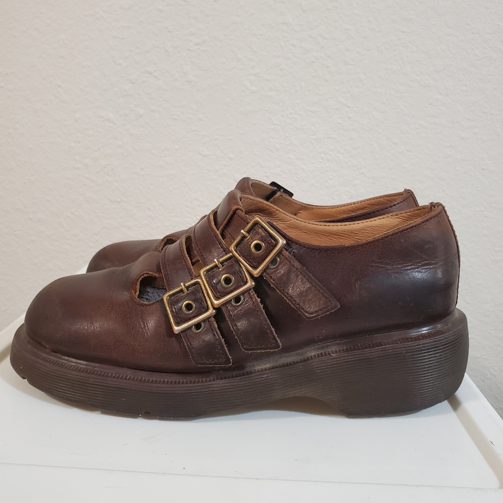 Dr. Martens 3-buckle Mary Janes